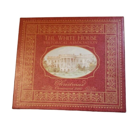 2007 White House Historical Association Christmas Wedding Ornament Cleveland - Picture 1 of 10